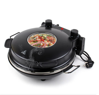 Ningbo fabriek 12 Inch Non-Stick Calzone Maker Pizza oven in Red Home Gebruik Fast FunElectric Multi Pizza Maker