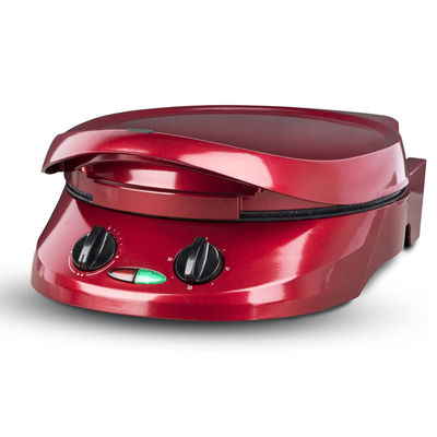 Ningbo fabriek 12 Inch Non-Stick Calzone Maker Pizza oven in Red Home Gebruik Fast FunElectric Multi Pizza Maker
