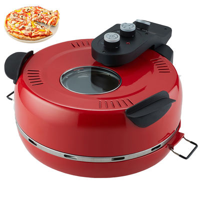 Fabrieksprijs 12 Inch Non-Stick Calzone Maker Pizzaoven in Red Home Gebruik Fast FunElectric Multi Pizza Maker