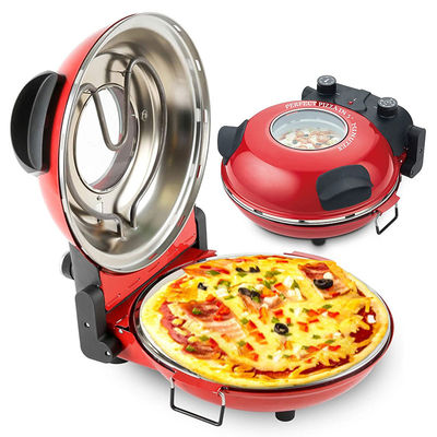Fabrieksprijs 12 Inch Non-Stick Calzone Maker Pizzaoven in Red Home Gebruik Fast FunElectric Multi Pizza Maker