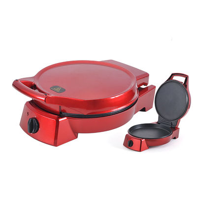Elektrische 12 inch non-stick pizza maker machine voor thuis pizza pan pie calzone kookplaat met instelbare temperatuurregeling
