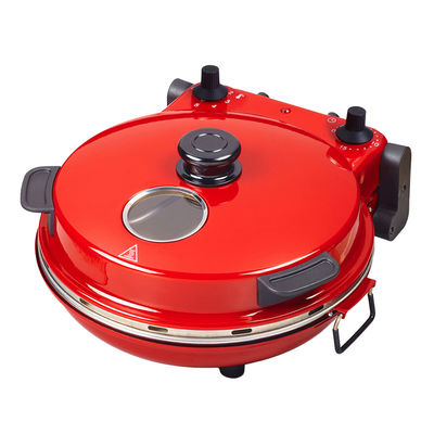 Warme verkoop ronde muti-fuction mobiele thuis gebruik pizza pan en outdoor draagbare elektrische pizza maker