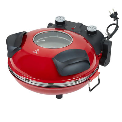 Warme verkoop ronde muti-fuction mobiele thuis gebruik pizza pan en outdoor draagbare elektrische pizza maker