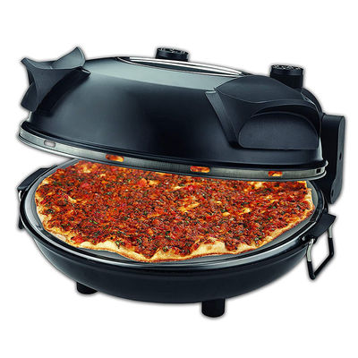Pizza Maker Verstelbare temperatuurcontrole met zichtbaar raam Speciale steen &amp; bakplaat Elektrische pittenovens