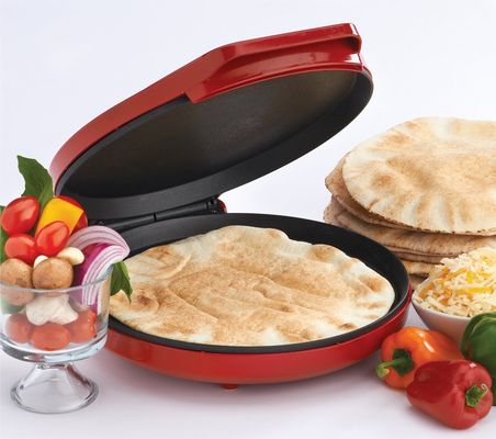 Anbolife 12&quot; elektrische pizza maker 1400w multi-functie elektrische Mini pizza maker pizza maken machine