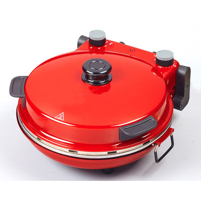 Anbolife elektrische pizza-machine 1400w multi-functie mini-pizza-machine en draagbare elektrische pizza-machine