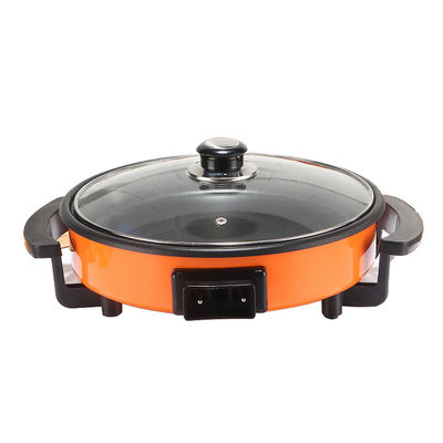 Anbolife elektrische pan vierkant elektrische pan pizza pan frituren pan