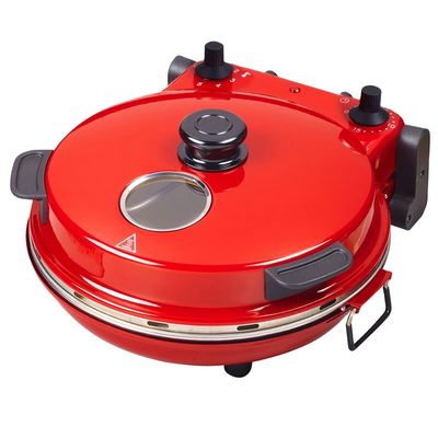 Anbolife ronde muti-fuction mobiele thuisgebruik pizza pan en outdoor draagbare pizza oven elektrische pizza maker