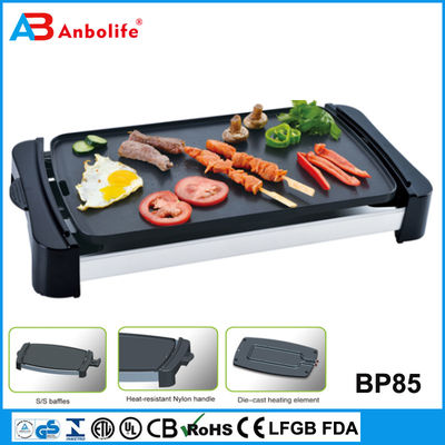 Anbo Factory direct warm verkopen Niet-klevende ronde elektrische grillpan/elektrische pizzapan friturpan
