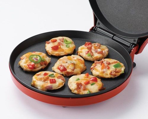 Nieuwe elektrische pizzeria draagbare hoogwaardige multifunctionele elektrische pizza sandwich oven / pizza pan