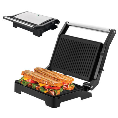 2200W elektrische grill Panini Maker temperatuur verstelbare Sandwich Press Toaster Opent 180 graden roestvrij staal contact grill