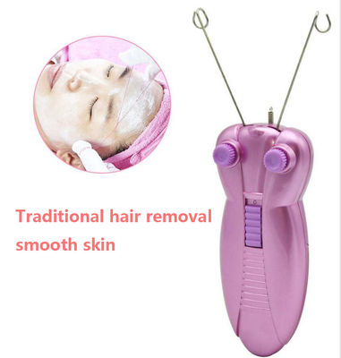 Lady Men Bee Electric Face Epilator Cotton Thread losse kracht met indicator licht pijnloze haarverwijder