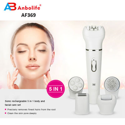 Grondig reinigende huidverzorgingsborstel met meerdere accessoires Callus Remover gezichtsborstel