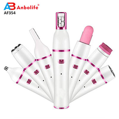 7 in 1 dames persoonlijke verzorgingsproducten elektrische manicure set wenkbrauwen neus trimmer vrouwen grooming kit