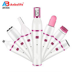 7 in 1 dames persoonlijke verzorgingsproducten elektrische manicure set wenkbrauwen neus trimmer vrouwen grooming kit