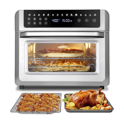 24L 12L Air Fryer Oven Keuken Kookapparaat Roestvrij staal Elektrisch Retro Grote capaciteit Glas