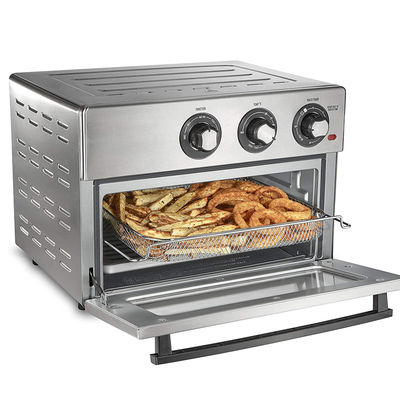 24L 12L Air Fryer Oven Keuken Kookapparaat Roestvrij staal Elektrisch Retro Grote capaciteit Glas