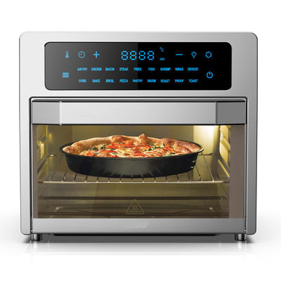 Touchscreen Commerciële elektrische deep fryers Huishoudelijk 9L 12L Stoom olievrij koken Dual Air Fryer Oven