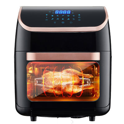 12 liter Air Fryer Oven OEM ODM Grote capaciteit aardappelchips Stoom roestvrij staal Digitaal elektrisch