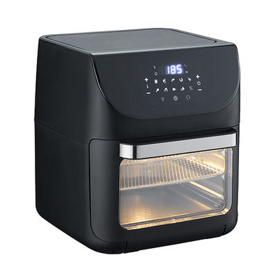Multifunktioneel roestvrij staal Air Fryer Oven 12L Niet-olieconvectie Rotisserie Dehydrator Bake 1800W
