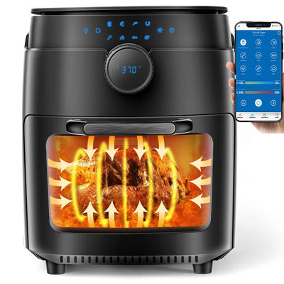 1800W Witte luchtfryer Oven 12 liter digitale luchtfryer olievrij Wtih Wifi Tuya