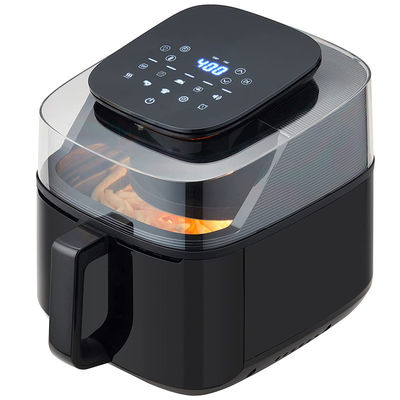 Elektrische Wifi Tuya 3.5L 4L 5.5L 6.5L 8L 9L Smart Glass Oil Free Deep Fryer