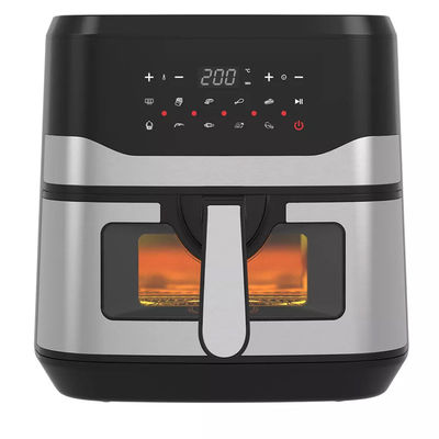 9L Air Fryer 8L Met 2 manden / Zone Zichtbaar Venster Smart Digital Control