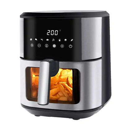 OEM 6L 8L roestvrij staal digitale luchtfryer 1800W