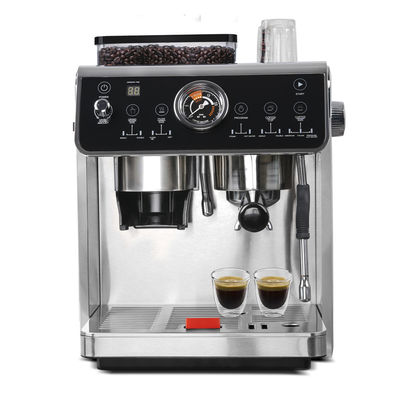 Automatische koffiezetmachine roestvrij staal lichaam Home Smart Italiaanse espresso koffiezetapparaat