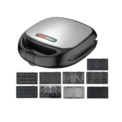 Draagbare 6 8 in 1 Non Stick Sandwich Bubble Waffle Maker Home