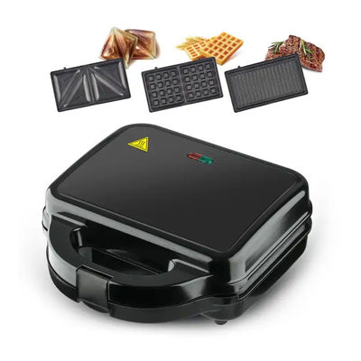 7 5 3 In 1 Mini Elektrische Wafel Sandwich Makers Non Stick Multifunctionele Veranderbare Platen