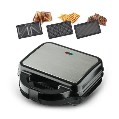 7 5 3 In 1 Mini Elektrische Wafel Sandwich Makers Non Stick Multifunctionele Veranderbare Platen