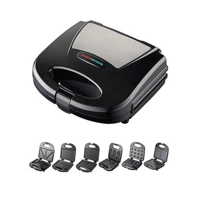 7 5 3 In 1 Mini Elektrische Wafel Sandwich Makers Non Stick Multifunctionele Veranderbare Platen