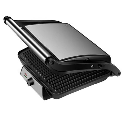 Afneembare 4 Slice Indoor BBQ Grills Panini Press Met Knob Control