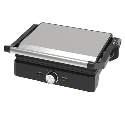 Afneembare 4 Slice Indoor BBQ Grills Panini Press Met Knob Control