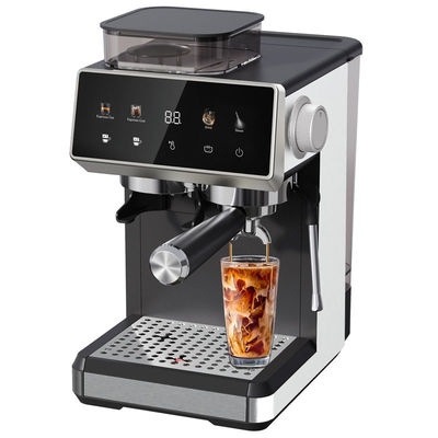 Professionele elektrische espresso koffiezetapparaat krachtige 15/20bar drukpomp cappuccino latte molen gemaakt van duurzaam plastic