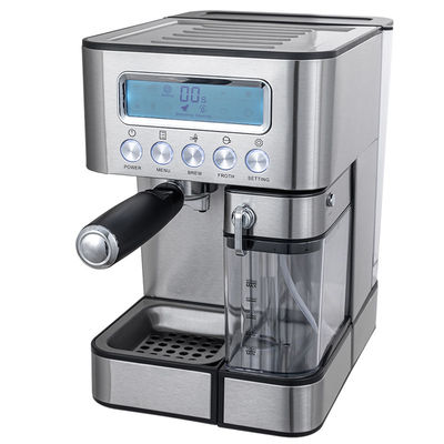Halfautomatische espresso-koffiemachine met handmatige melkschom voor latte cappuccino