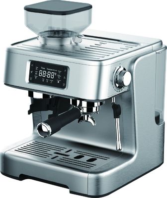 20 bar Italiaanse Express Espresso machine geborstelde roestvrijstalen behuizing
