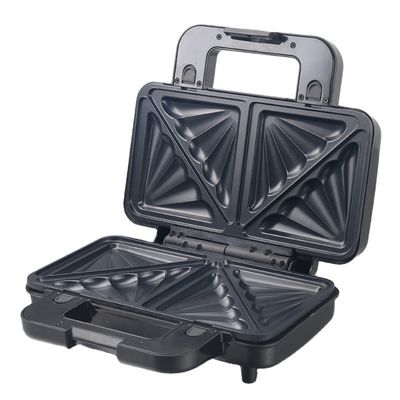 Non Stick PTFE Coating 2 Slice Waffle Maker Met Afneembare Sandwich En Pancake Maker