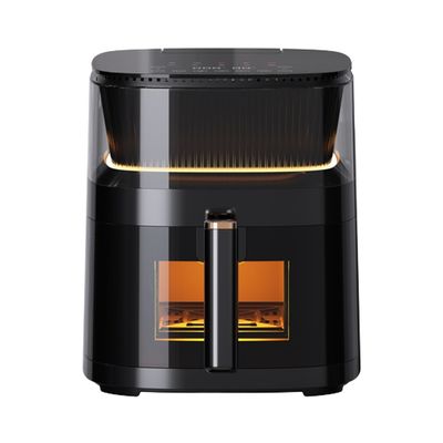 5l roestvrij staal Multifunctionele kleine luchtfryer Oven Smart Square Gezonde elektrische voor huishoudelijk gebruik