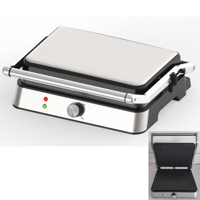 2000W Elektrisch Digitaal Big Contact BBQ Rookloze Grill Huishoudelijk Kookapparaat Afneembare 4/6 Slice Panini Maker