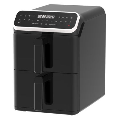 Plastic Square 1800 Watt Digitale Airfryer App Gecontroleerd