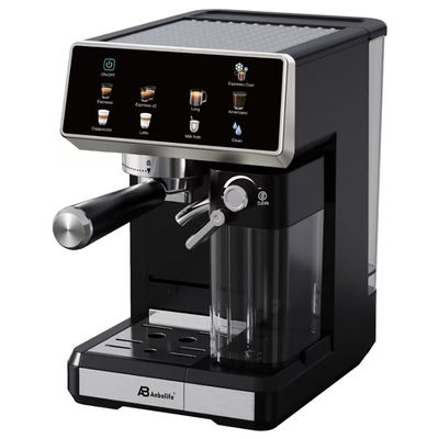 Anbo Big Touch Screen Control Cappuccino Espresso Koffiemachine Multifunctionele met molen