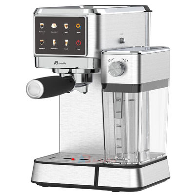 Anbo Big Touch Screen Control Cappuccino Espresso Koffiemachine Multifunctionele met molen