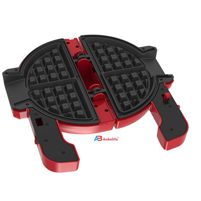 Anbolife Mini Wafelmaker met Anti-Aanbak Teflon Coating