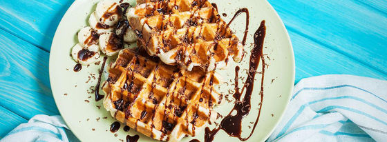 Anbolife Mini Wafelmaker met Anti-Aanbak Teflon Coating