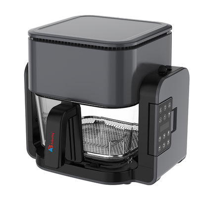Anbolife 4L Digitale Airfryer met 1.3L Grill Pan 1500W