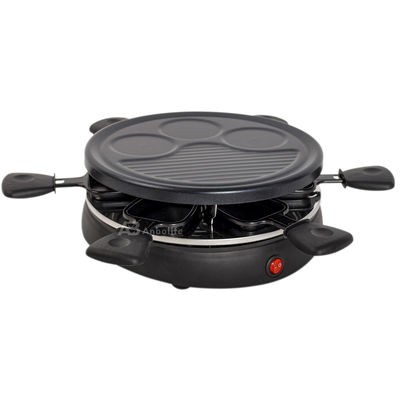 Anbolife 1500W Elektrische Raclette Grill met Anti-Aanbaklaag
