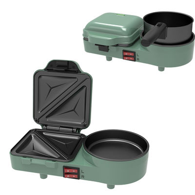 ANBOLIFE 1500W Rookloze Elektrische Raclette Grill met Anti-aanbakplaten