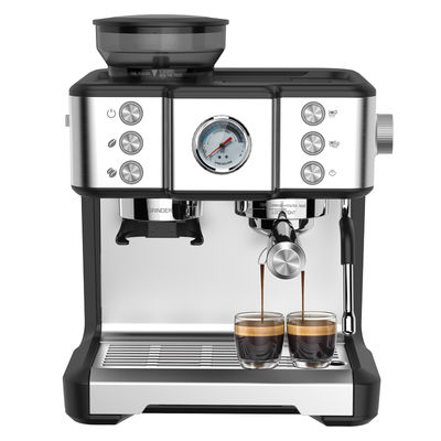 Anbo New Full Function Espresso Coffee Machines 20bar Powerful Pressure Pump Latte Cappuccino Digital Control Coffee Machine